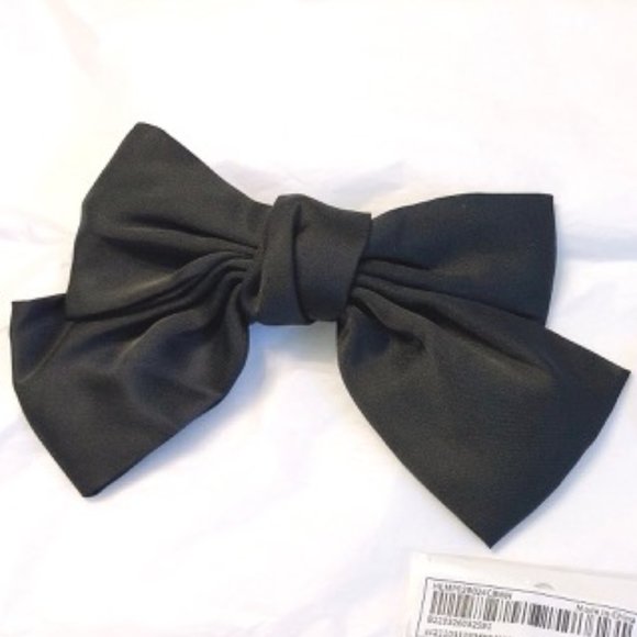 FREE 🎀 NEW Large Black Bow Hair Clip Hair Accessory (Free with $45+ purchase) - Picture 1 of 9